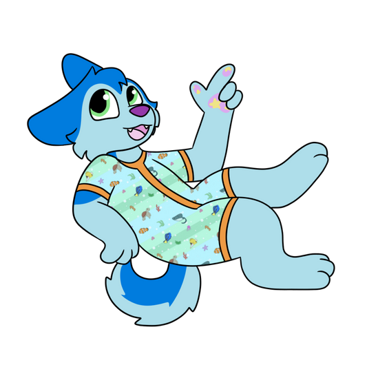 Aquarium Shorty Romper - Your Little Space