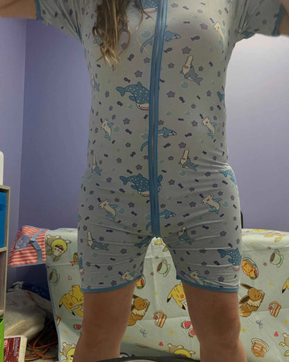Shark Shorty Romper