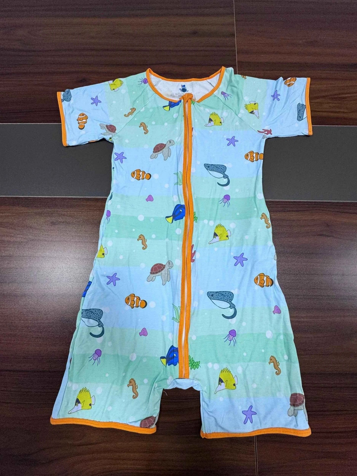 Aquarium Shorty Romper